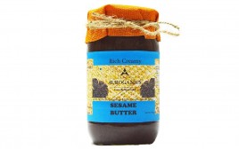 Auroganics Rich Creamy Sesame Butter   Glass Jar  350 grams